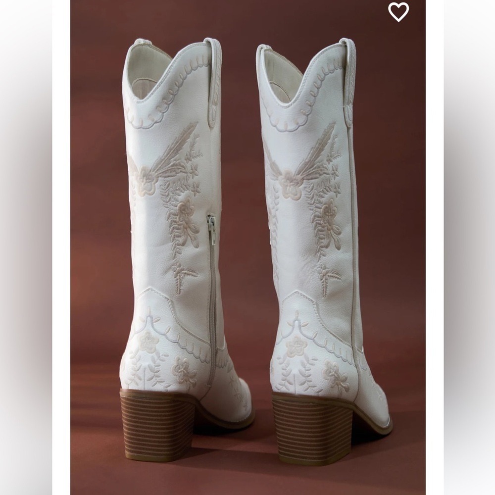 New Altar’d State Ella Embroidered Western Boots - Picture 4 of 4